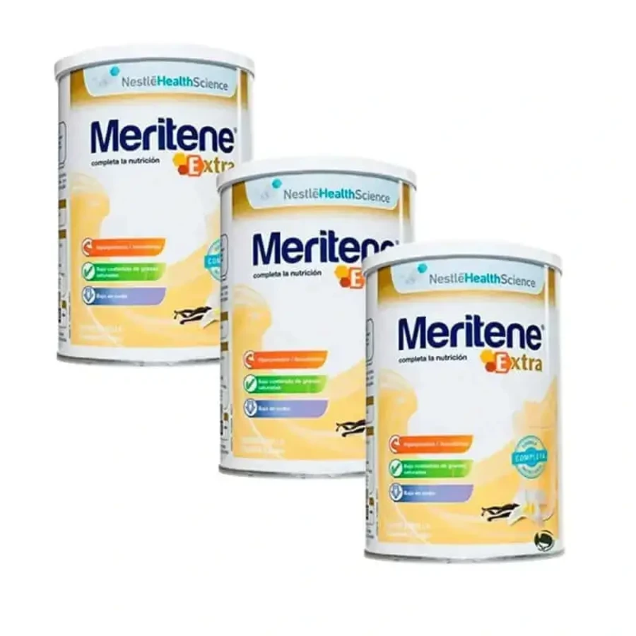 Meritene Extra Vanilla, 3X450 Gr: цены и характеристики