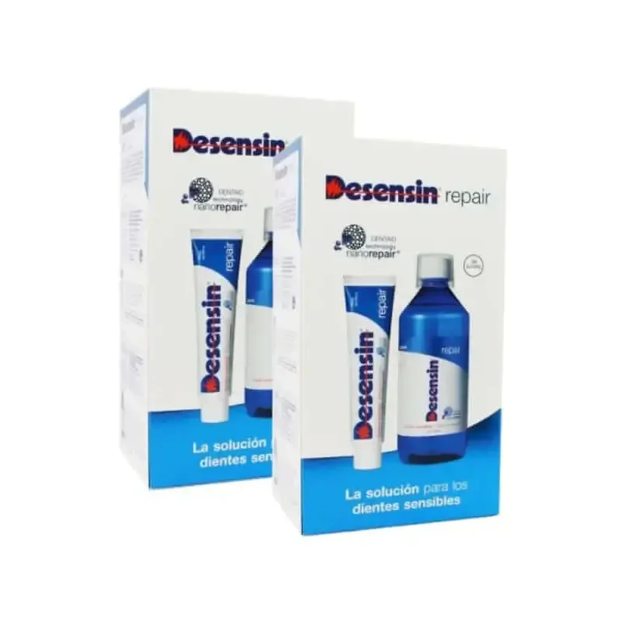 Відновлювальна паста Desensin Pack 75 мл + ополіскувач для порожнини рота 500 мл, упаковка 2 шт.: ціни та характеристики
