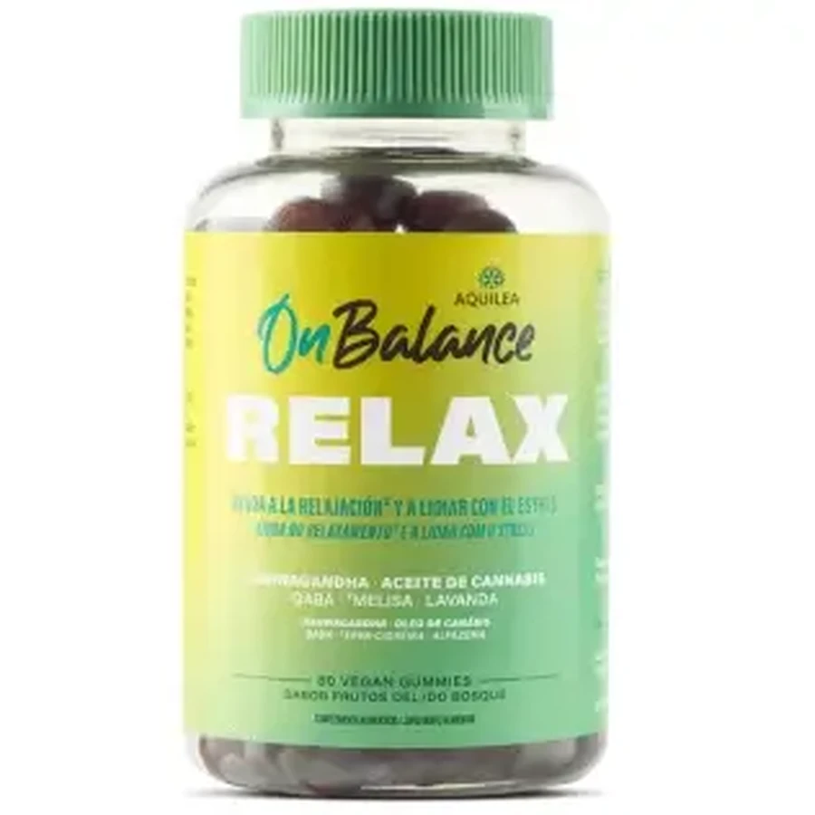 Aquilea OnBalance Relax 60 жувальних гумок зі смаком лісових ягід: ціни та характеристики