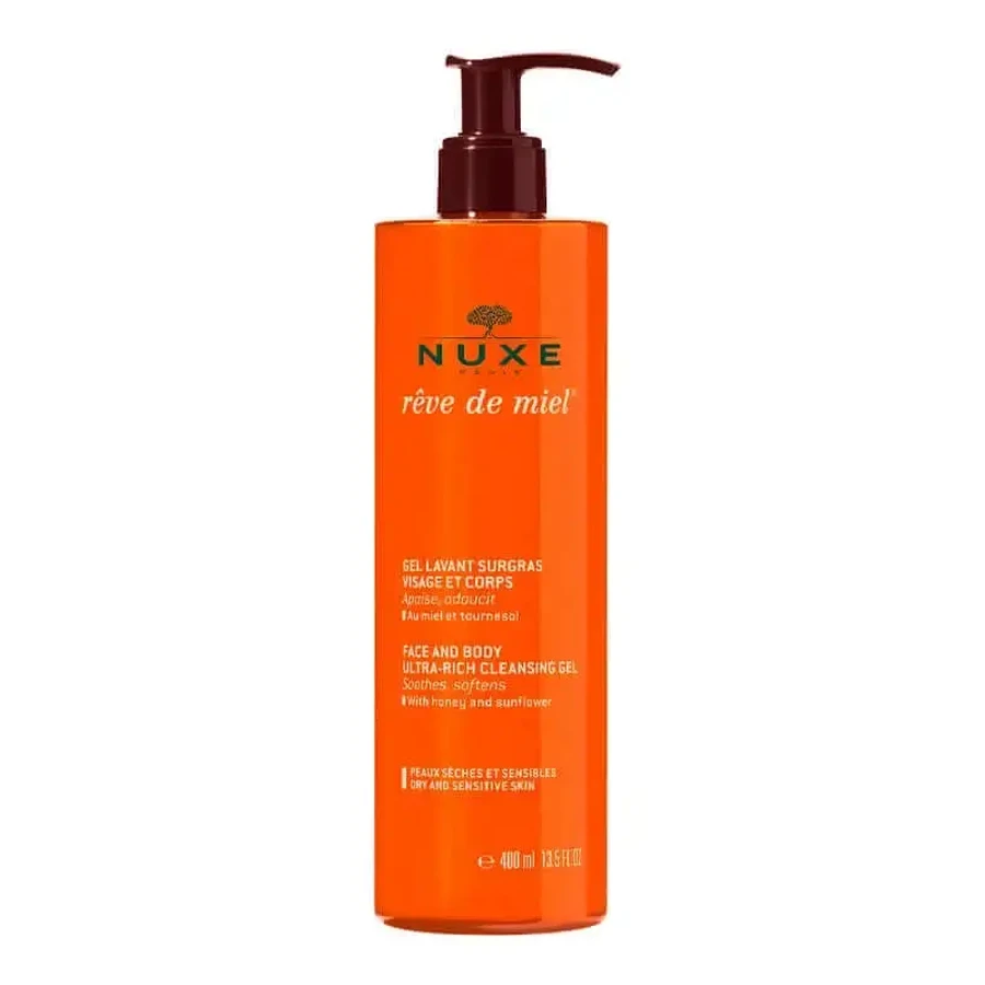 Nuxe Rêve de Miel Cleansing Gel Очищающий гель для лица и тела 400 мл: цены и характеристики