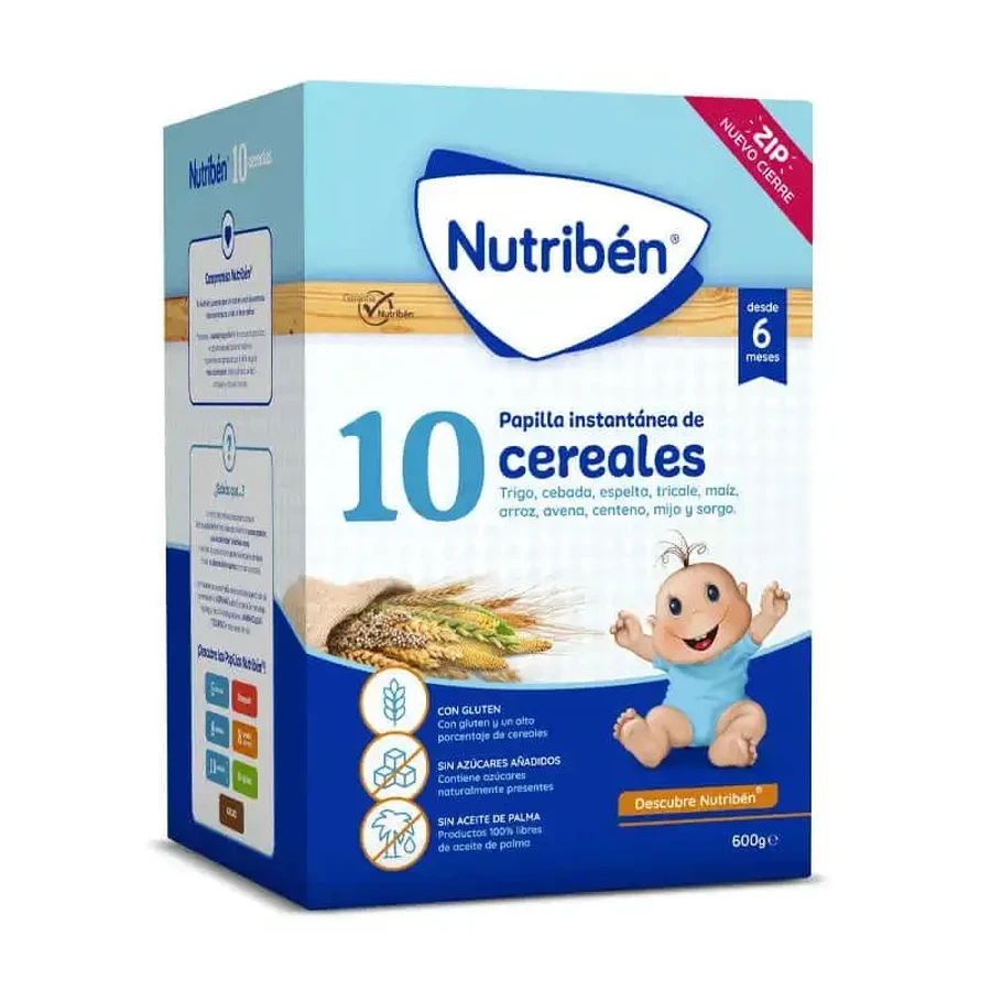 Nutriben Papilla 10 Пластівці 600 г: ціни та характеристики