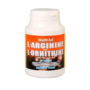 Health Aid L-аргінін та L-орнітин 60Comp.