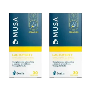 Пробиотик Musa Duplo Lactoferty Fertility , 2 x 30 капсул