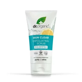 Dr.Organic Skin Clear Скраб для лица от акне и жирной кожи, 150 мл