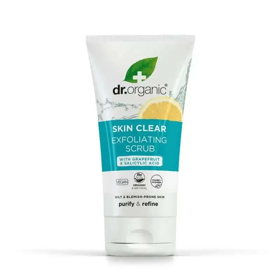 Dr.Organic Skin Clear Скраб для лица от акне и жирной кожи, 150 мл: цены и характеристики