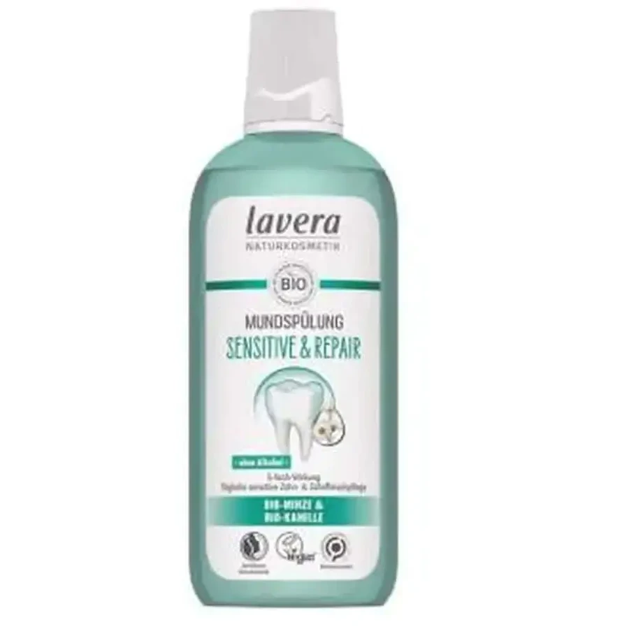 Ополіскувач для порожнини рота Lavera Sensitive Repair з фтором 400мл.: ціни та характеристики
