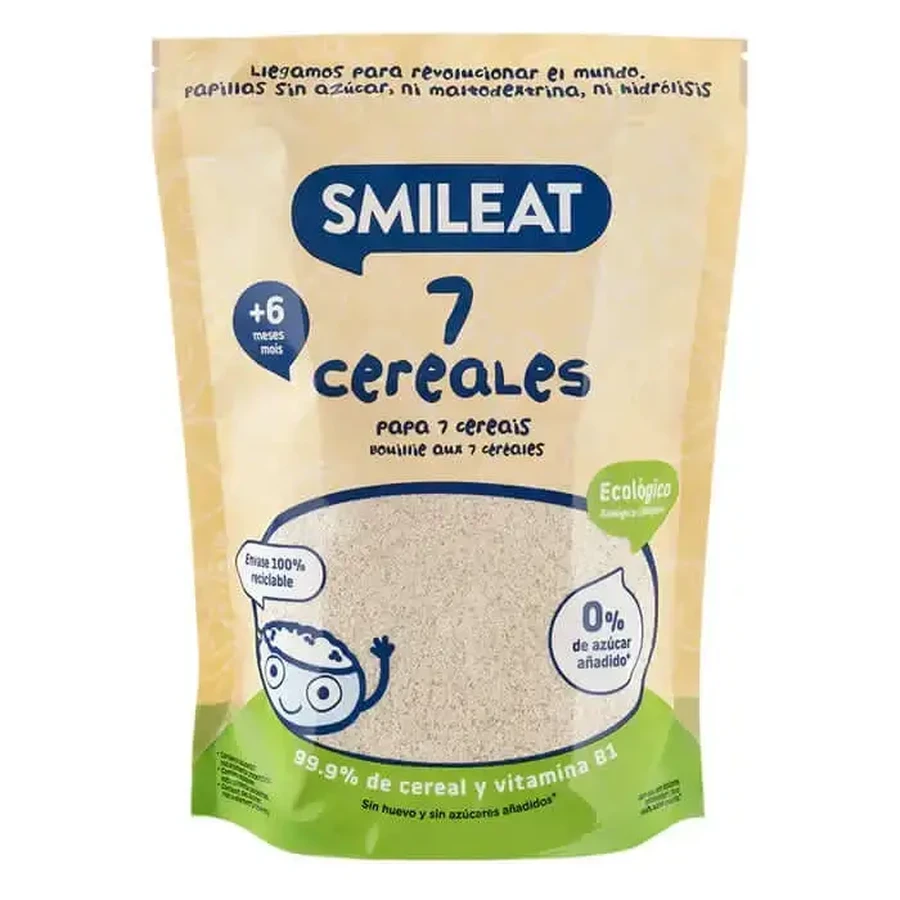 Каша Smileat 7 злаков, органическая, 200 г: цены и характеристики
