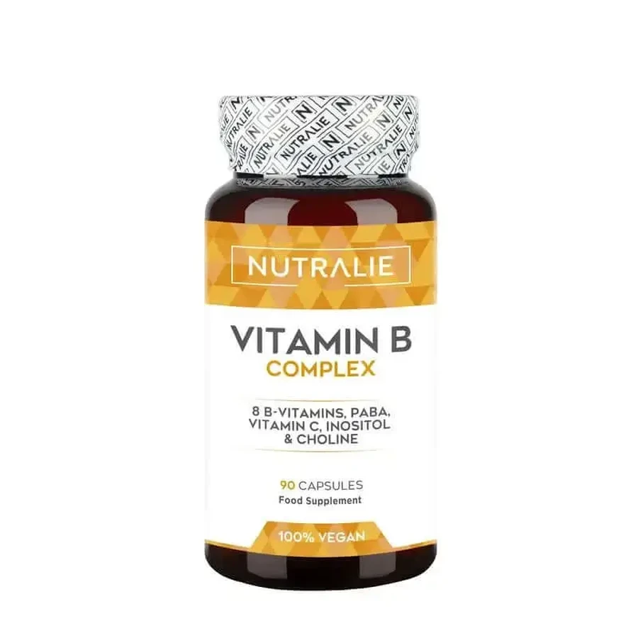 Nutralie Комплекс вітамінів групи В + вітамін С + вітамін С + холін + інозитол + паба, 90 капсул: ціни та характеристики