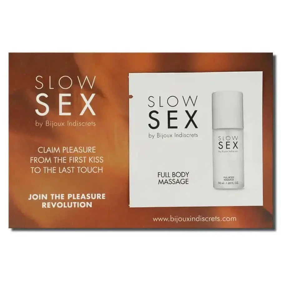 Гель для масажу тіла Bijoux Slow Sex 2 мл: ціни та характеристики