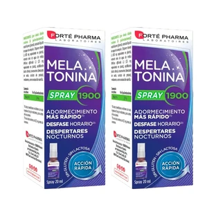 Forté Pharma Duplo Melatonin Spray 1900, 2 x 20ml