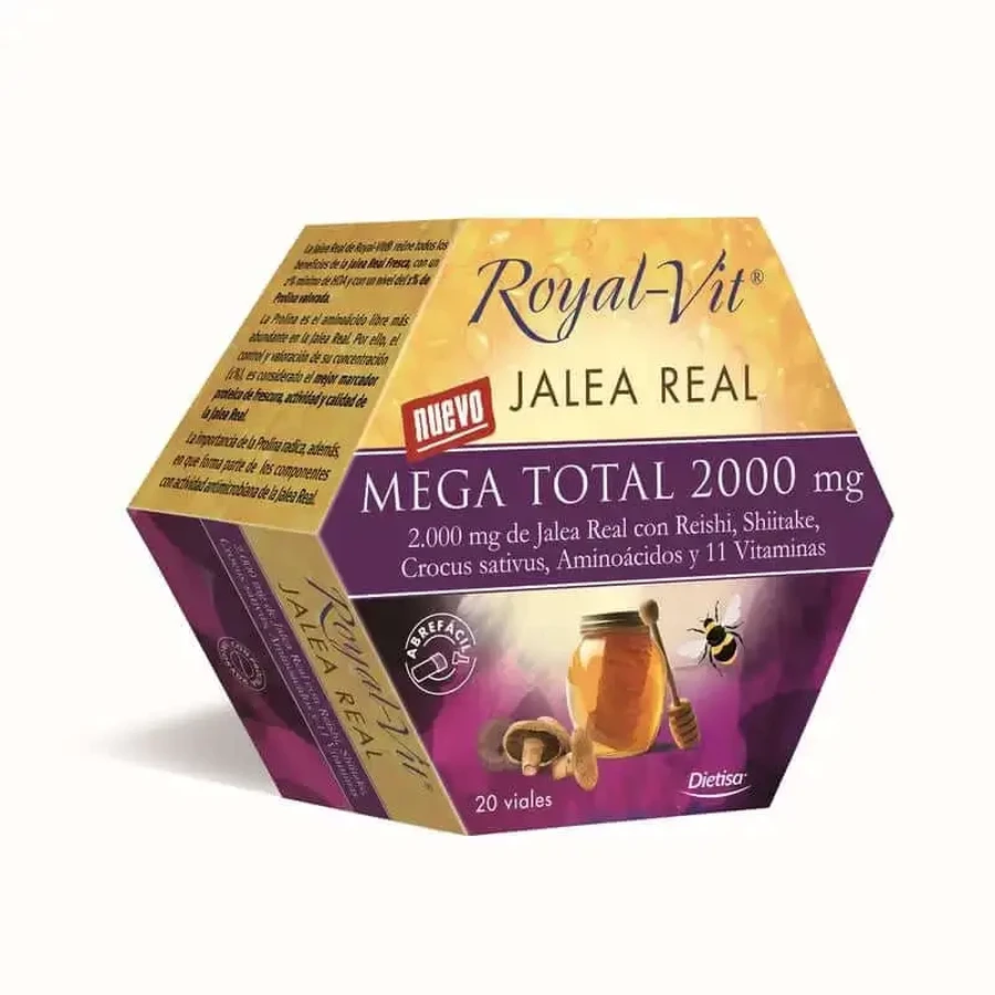 Dietisa Royal Vit Mega Total 2000 мг, 20 флаконів: ціни та характеристики