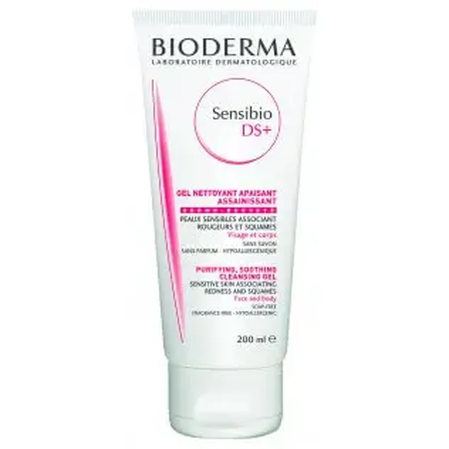 Очищуючий гель для себорейного дерматиту Bioderma Sensibio DS+, 200 мл: ціни та характеристики