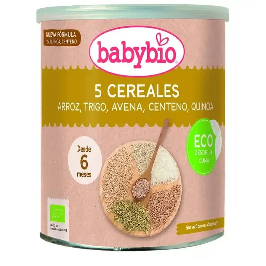 Babybio 5 Органические злаки +6м - 220г: цены и характеристики
