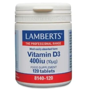 Lamberts Вітамін D3 400Ui 120 таблеток