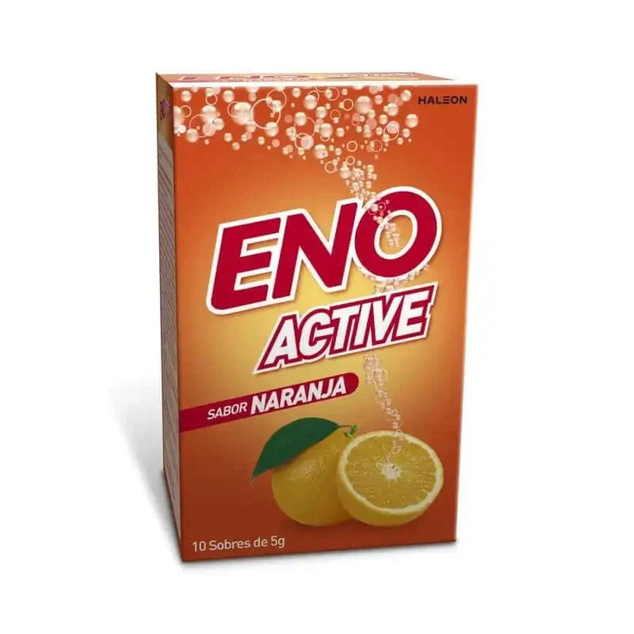 Eno Active со вкусом апельсина, 10 пакетиков по 5 грамм: цены и характеристики