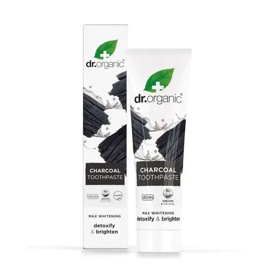 Зубная паста Dr.Organic с активированным углем 100 мл: цены и характеристики