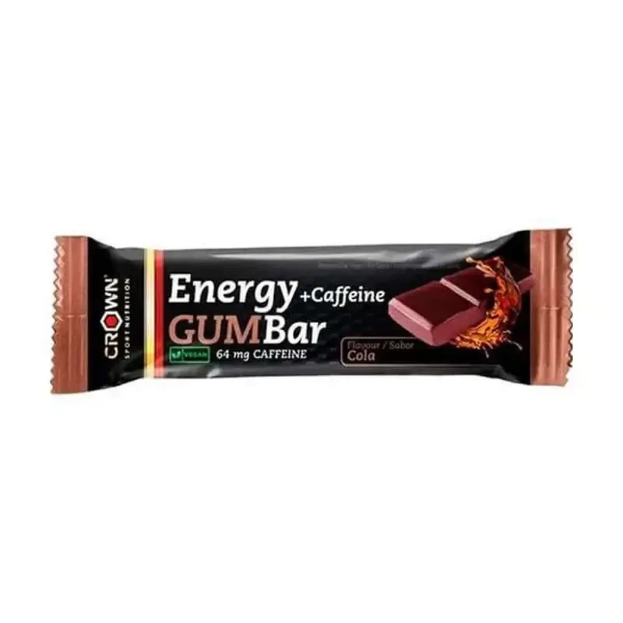 Crown Sport Nutrition Жувальна гумка Енергетичний батончик Кола + кофеїн, 1 х 30 грамів: ціни та характеристики