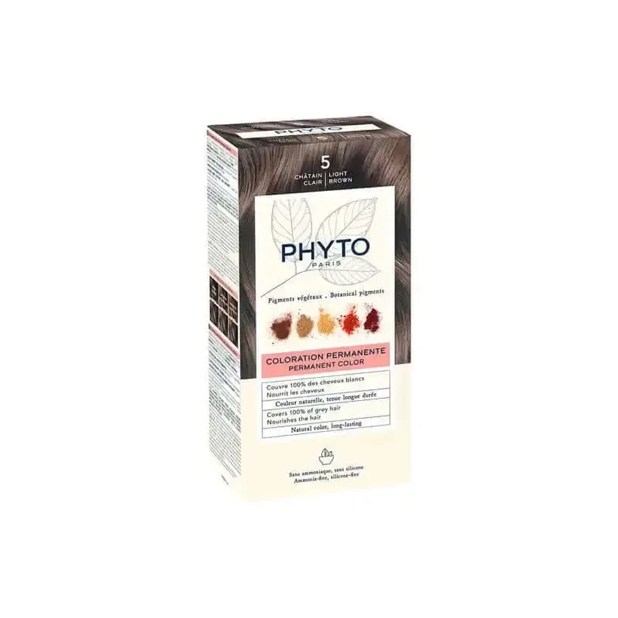 PHYTO Phytocolor 5 перманентный светло-коричневый краситель: цены и характеристики