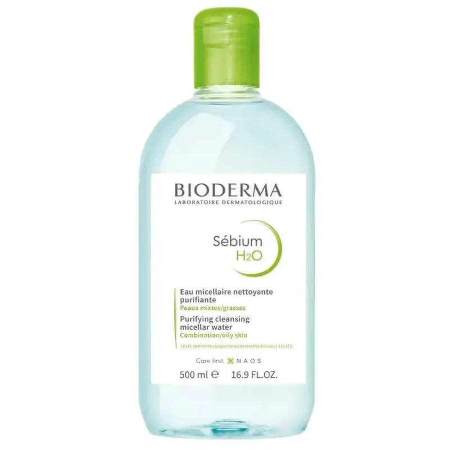 BIODERMA Sebium H2O Мицеллярная вода 500 мл: цены и характеристики