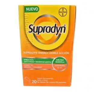 Supradyn Energy Double Action 20 шипучих пакетиков