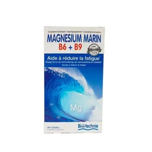 Biotechnie Marine Magnesium B6+B9, 40 капсул