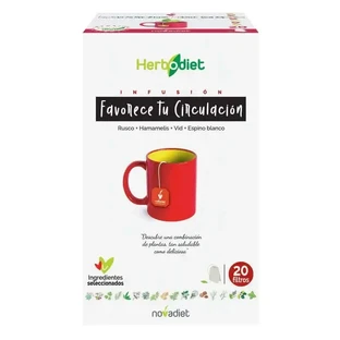 Novadiet Herbodiet сприяє кровообігу, 20 фільтрів