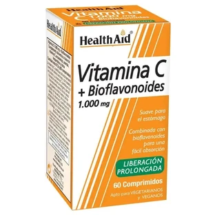 Health Aid Витамин C 1000 биофлавоноидов, 60 таблеток