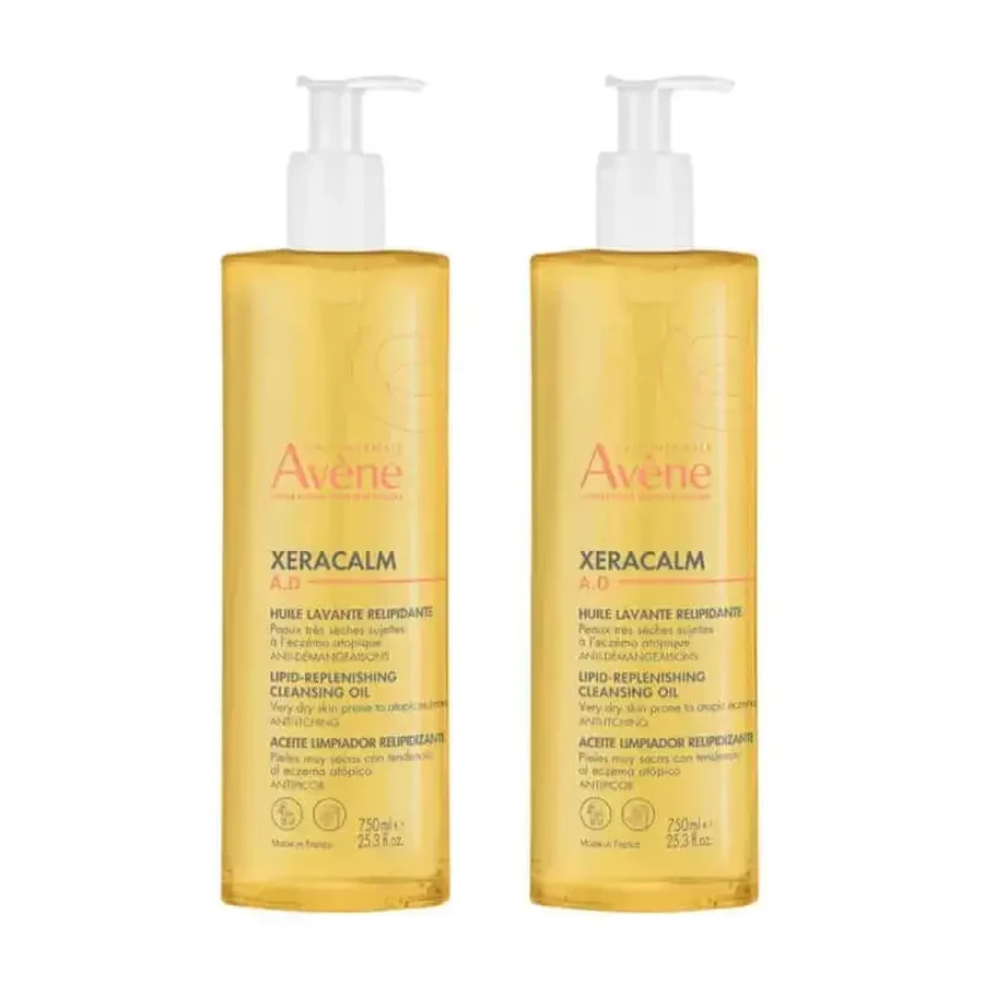 Avene Xeracalm Очищуюча олія Xeracalm Ad, упаковка 2 х 750 мл: ціни та характеристики