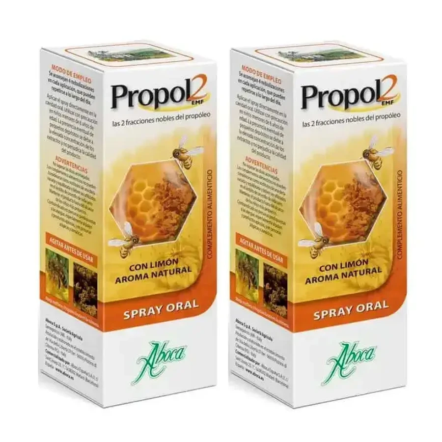 Aboca Propol 2EMF Сильний спрей з прополісом, 2х30 мл: ціни та характеристики