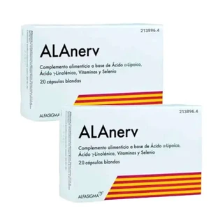 Alanerv Food Supplement Pack, 2 X 20 капсул.
