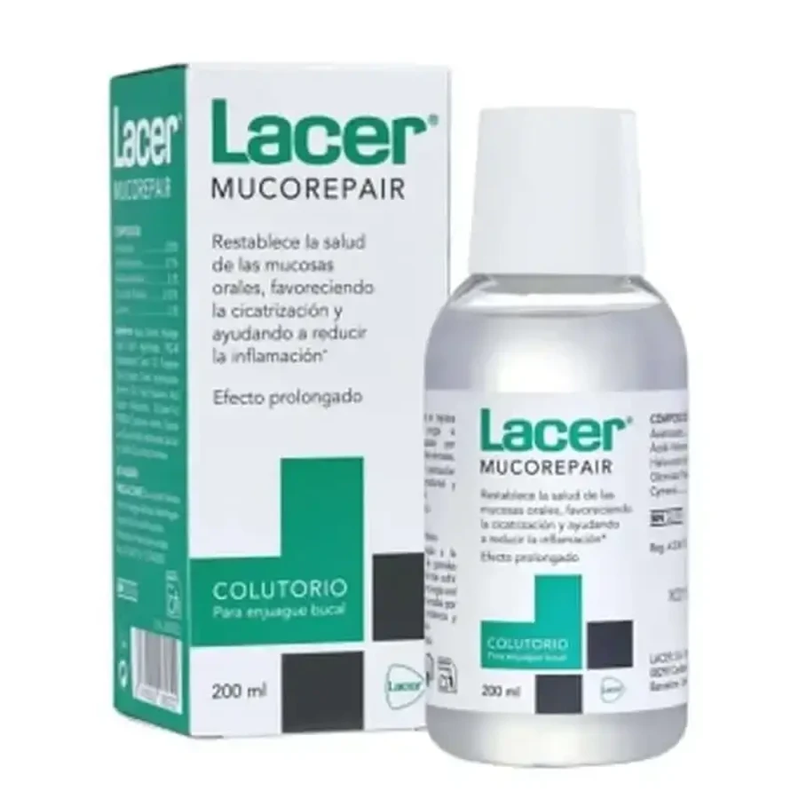 Ополіскувач для порожнини рота Lacer Mucorepair 200 мл: ціни та характеристики