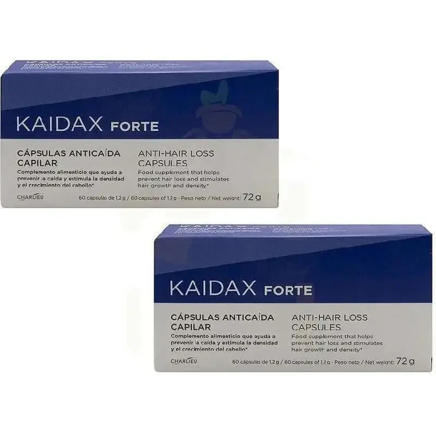 Kaidax Duplo Forte від випадіння волосся 2 x 60 капсул: ціни та характеристики