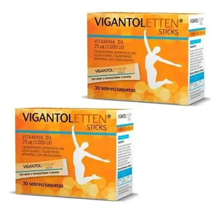 Вігантолеттен Вітамін D3 пастилки, 2 х 30 пакетиків