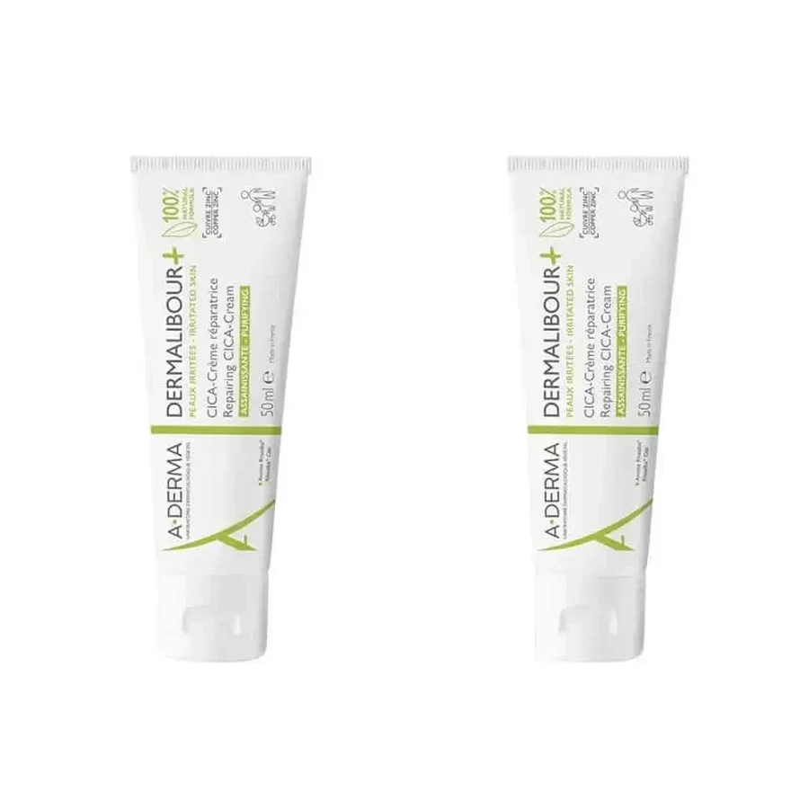 A-Derma Dermalibour+ Cica Cream, 2X50 мл: ціни та характеристики