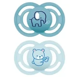 MAM Пустышка Perfect Silicone +16M Blue 2u