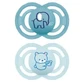 MAM Perfect Silicone Пустушка +16M Blue 2u