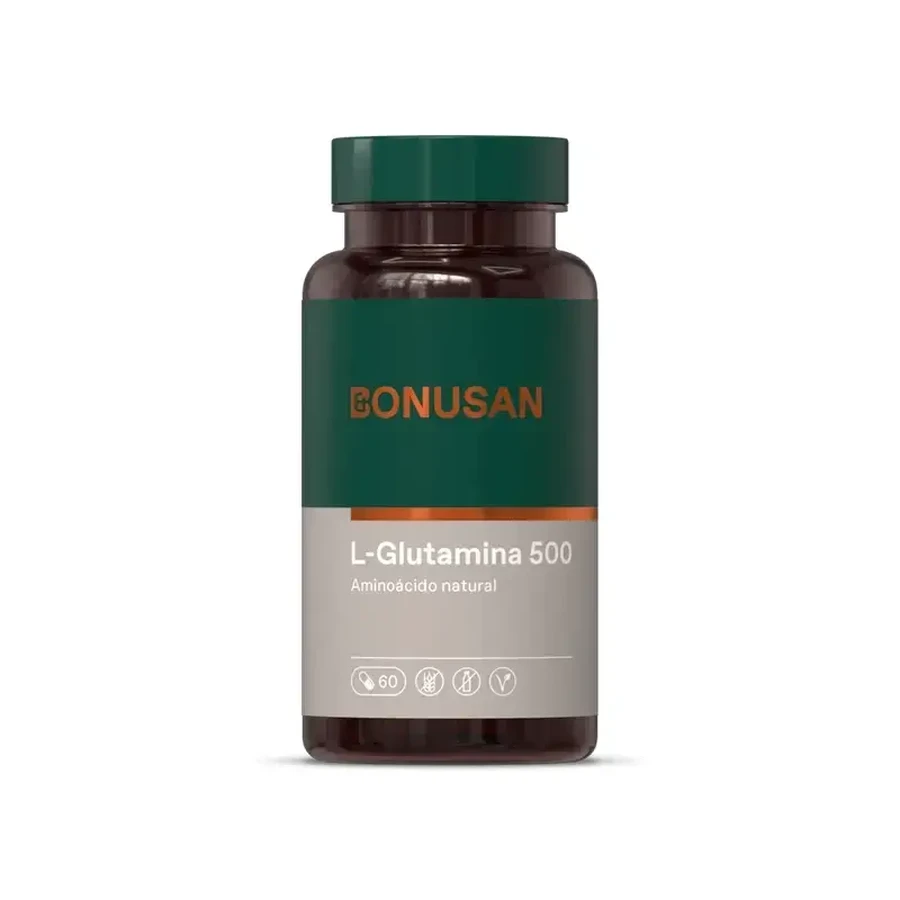 Bonusan L-глютамин 500, 60 капсул: ціни та характеристики