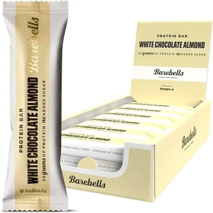 Barebells Pack Мигдаль у білому шоколаді, 12 штук по 55 грамів: ціни та характеристики