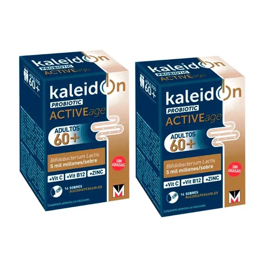 Пробіотик Kaleidon Active Age 60+ Probiotic Duplo, 2 x 14 пакетиків: ціни та характеристики