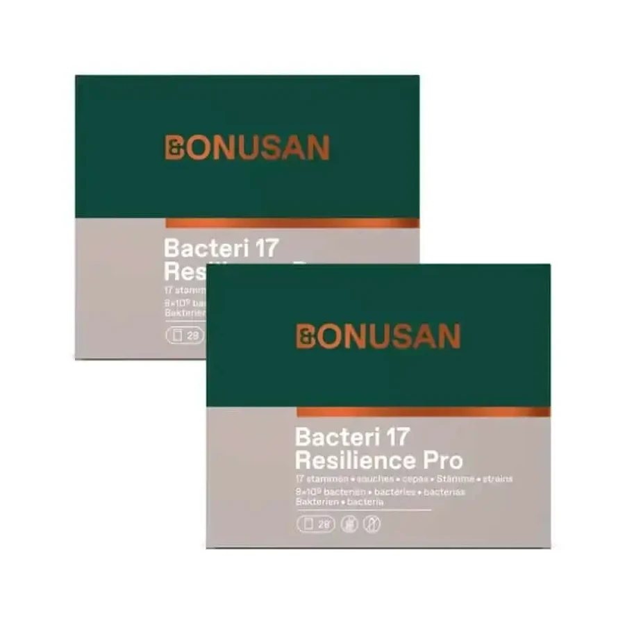 Bonusan Бактерії 17 Expert Resilience, упаковка 2х28 пакетиків: ціни та характеристики