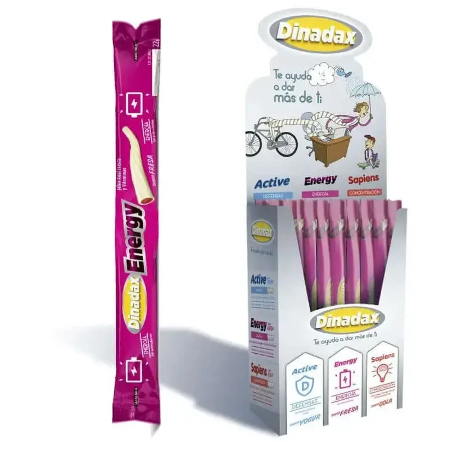 Masterdiet Dinamax Dinamax Energy зі смаком полуниці, 60 батончиків: ціни та характеристики