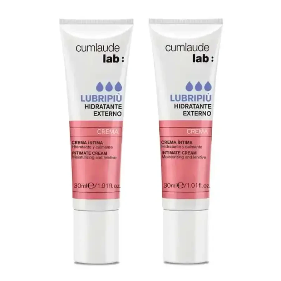 Зволожуючий крем для вульви Cumlaude Lab Lubripiù, упаковка 2 х 30 мл: ціни та характеристики