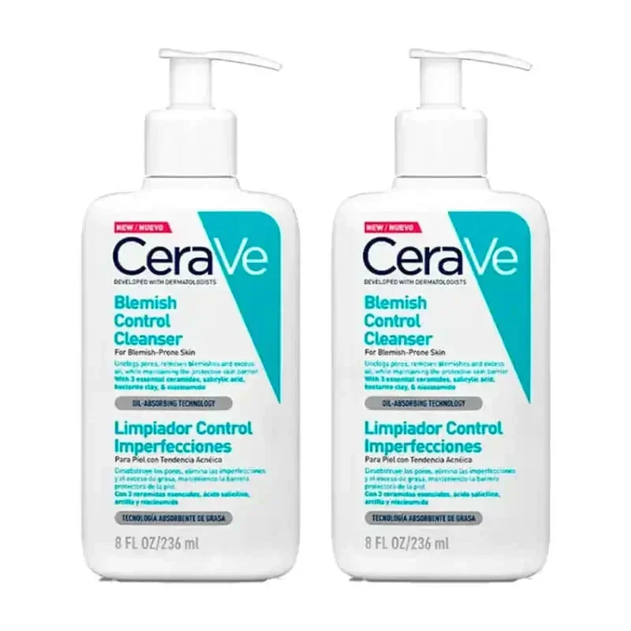 CeraVe Duplo Cleanser Control Imperfections, 2X236 Ml: цены и характеристики