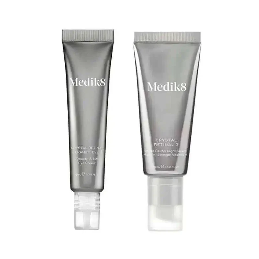Medik8 Pack Crystal Retinal 3, 30 мл + Md Crystal Retinal Retinal Retinal Creamide Eye 3, 15 мл: цены и характеристики