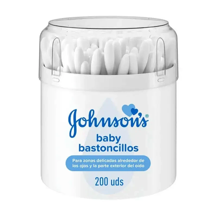 Johnson'S Baby Дитячі прокладки з наконечниками з 100% чистої бавовни, 1 х 200 прокладок: ціни та характеристики