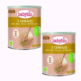 Babybio 5 Органические злаки +6м, упаковка 2 х 220г