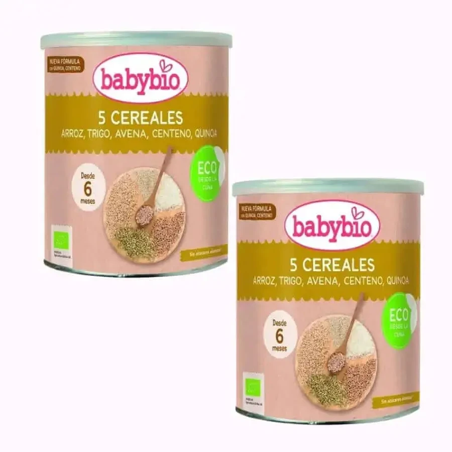 Babybio 5 Органічні пластівці +6м, упаковка 2 х 220г: ціни та характеристики
