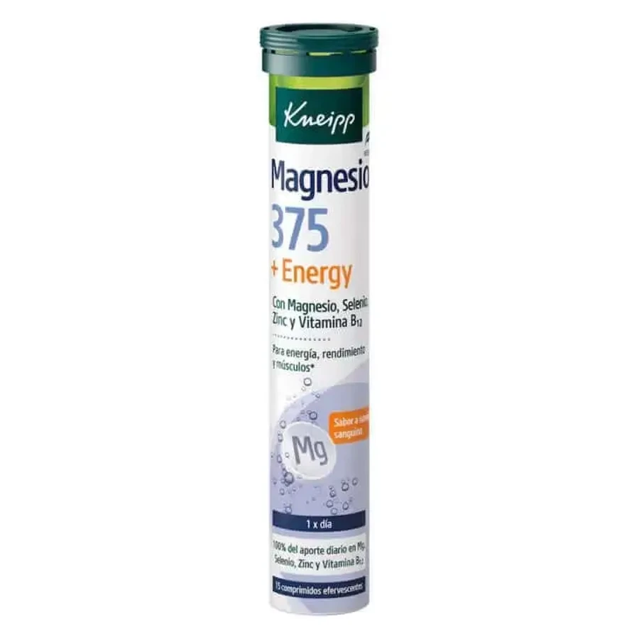 Kneipp Магній 375 + Енергія, 15 таблеток: ціни та характеристики