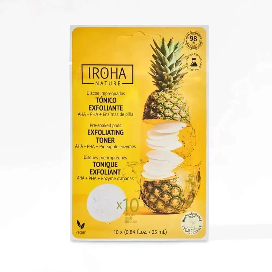 Iroha Nature Тонизирующие отшелушивающие скраб-диски, 10 шт.: цены и характеристики