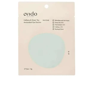 Ondo Beauty 36,5 Антиоксидантные патчи для глаз с кофеином и зеленым чаем, 2 шт.